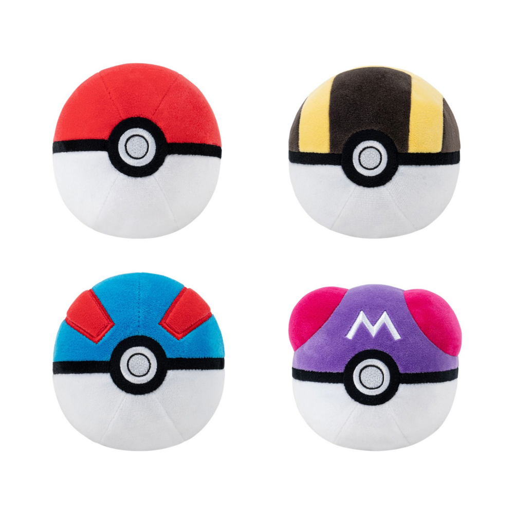 Pokémon Poké Ball 4” Plush Assortment