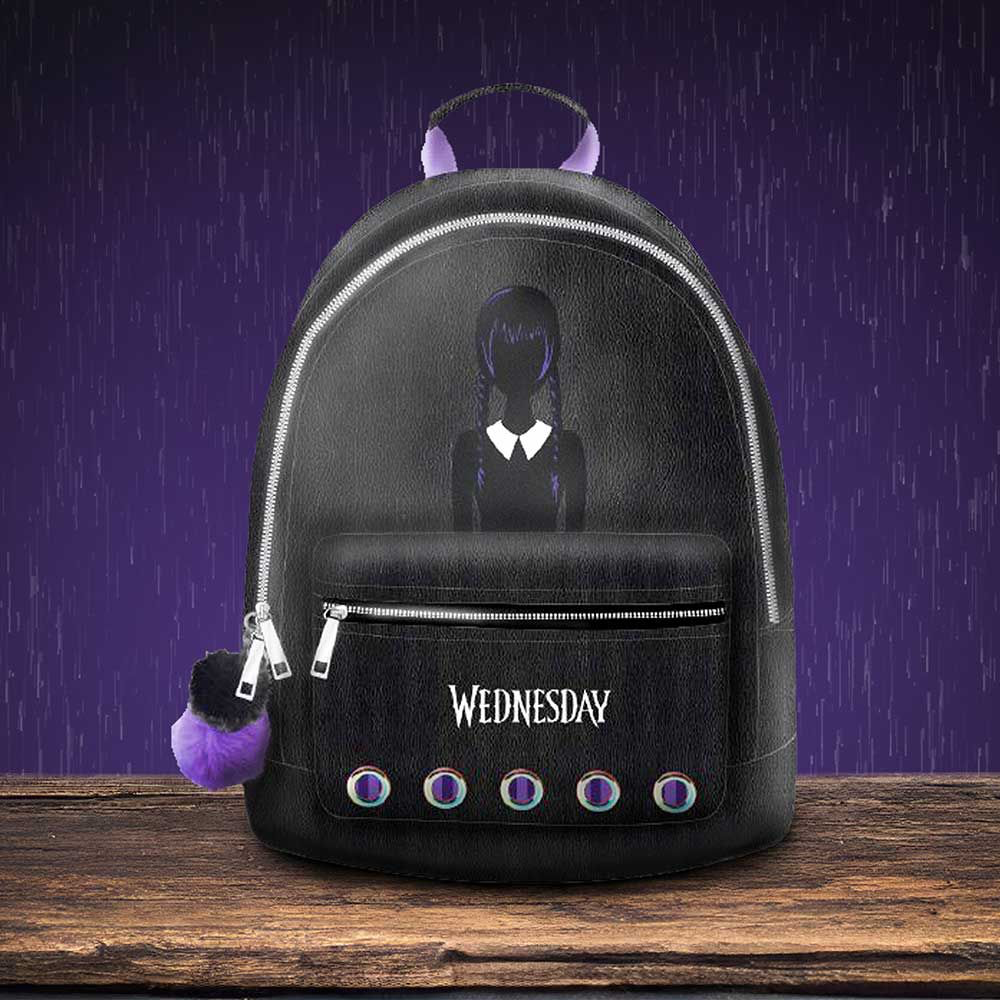 Wednesday Addams Backpack 28cm