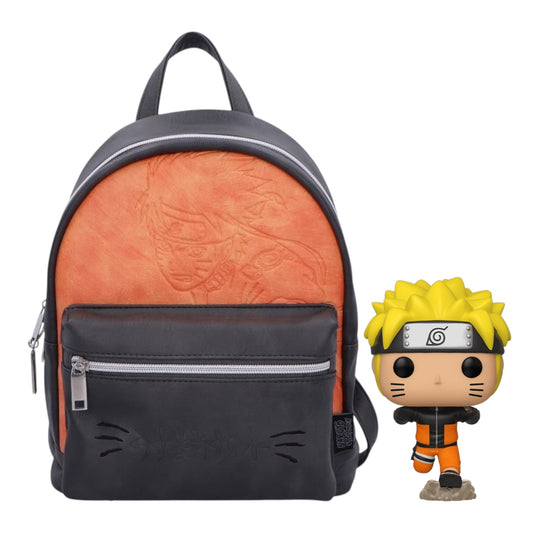 Naruto Backpack and Naruto Running (727) Funko Pop Bundle