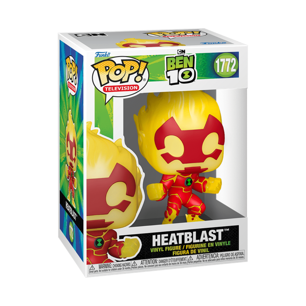 Heatblast Cartoon Network Ben 10 Funko Pop 1772