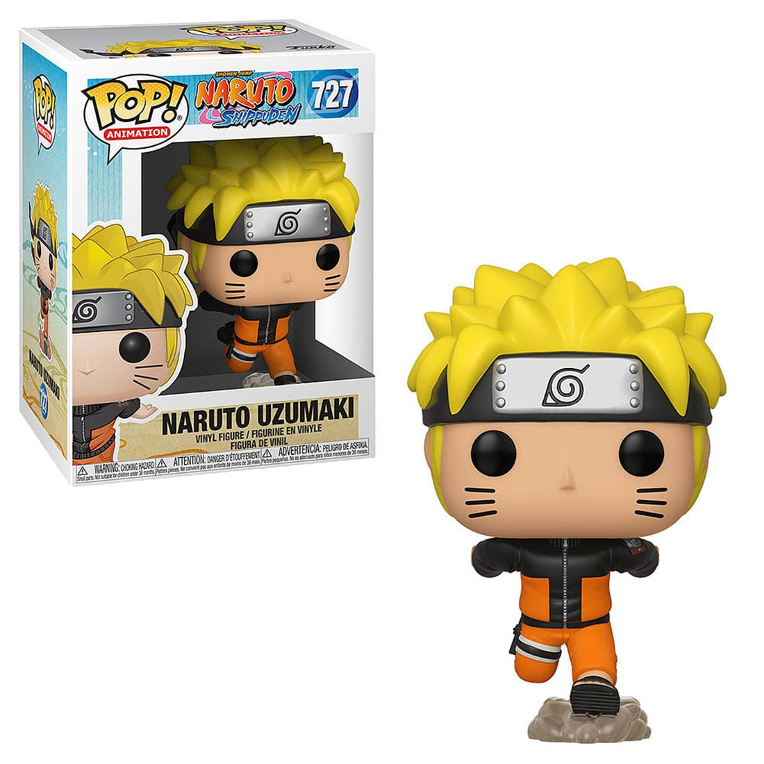 Naruto Backpack and Naruto Running (727) Funko Pop Bundle